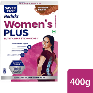Horlicks Women's Plus, Chocolate, 400 Gram Carton