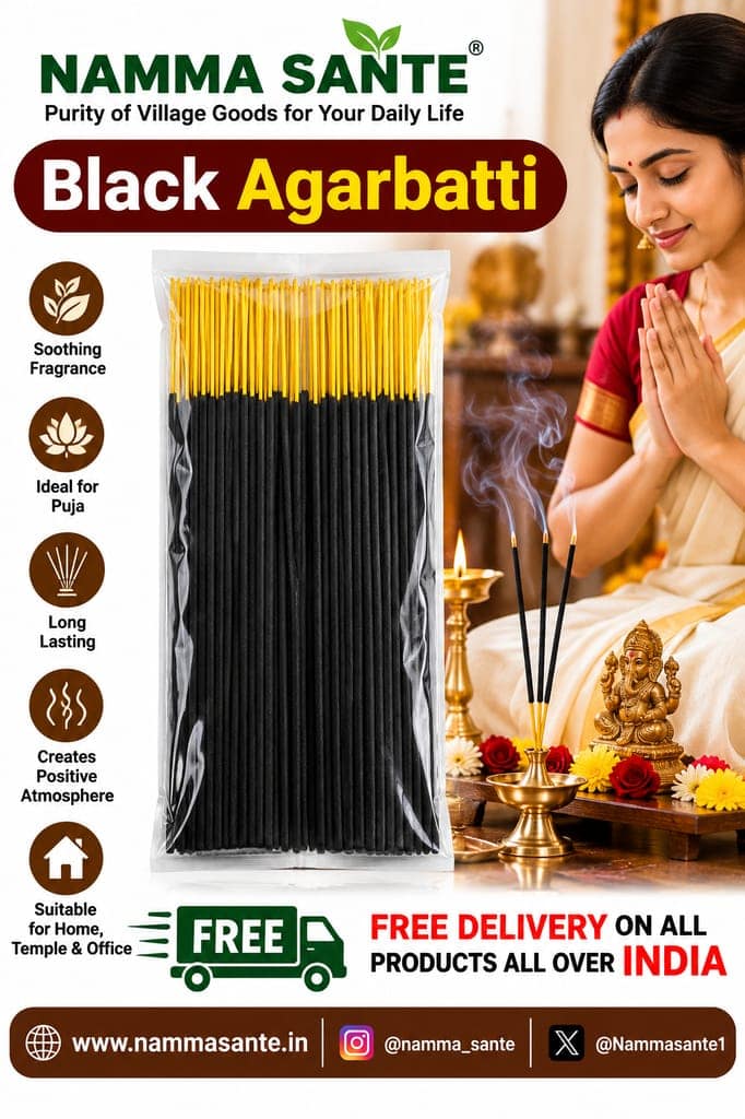 Black Agarbatti | Black Incense Sticks | Black Dhoop Sticks | Pooja Agarbatti | Fragrance Incense Sticks