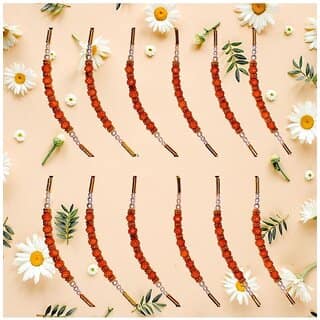 (Pack of 12) CHARKEE Fancy 12 Bhaiya Bhabhi Rakhi (Multicolour)