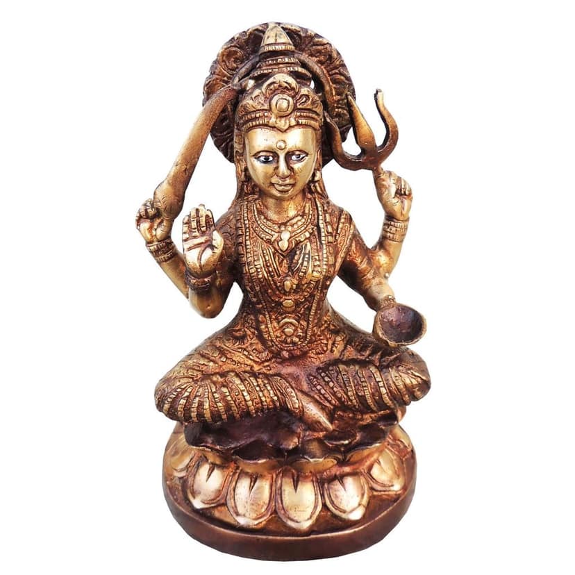 Handcrafted Brass Santoshi Maa Statue for Puja, Vastu & Home D�cor, Height : 8.5 Inch (BSMAS923 A) view 2