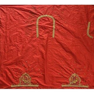OMSAIFAB Cotton Silk Self Design Blouse Material