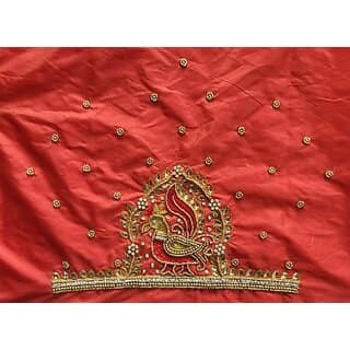OMSAIFAB Cotton Silk Self Design Blouse Material view 2