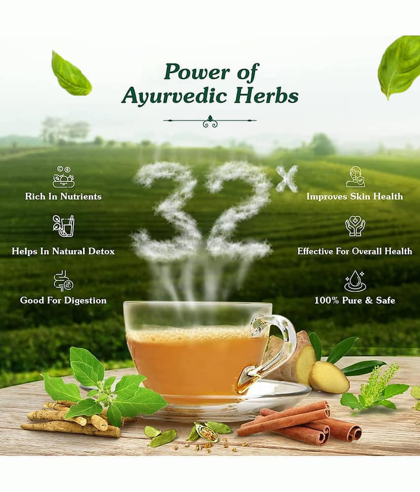 Shuddhi 32 Herbs Tea Good For Body Detox and Wellness, 30gm view 3