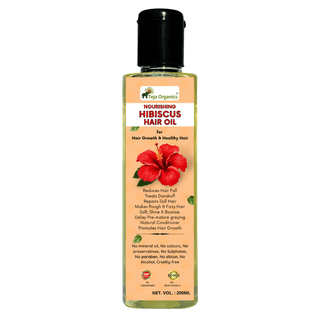 Hibiscus Hair Oil 110 ml | Herbal Hair Oil for Hair Growth & Smooth Hair | Supports Hair Strength, Reduces Hair Fall & Improves Shine
