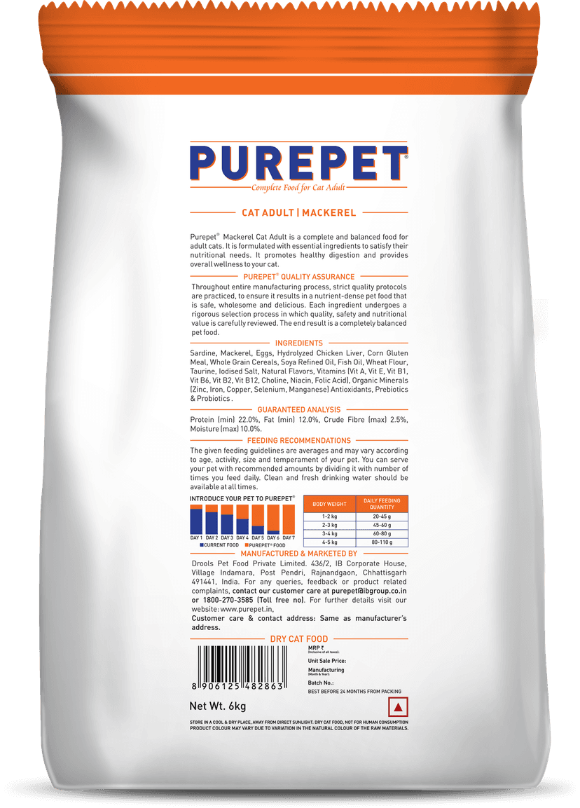 Purepet Mackerel Adult Cat FOOD view 2