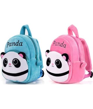 aurapuro Multicolor Fabric Backpack For Kids