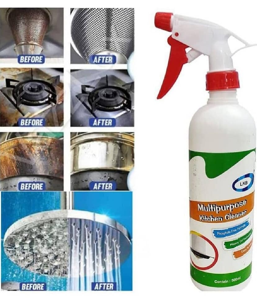 DHSMART Cleaner Spray Oil & Grease Stain Remover Spray Kitchen & Chimney Cleaner Spray Non-Flammable 450 mL view 4