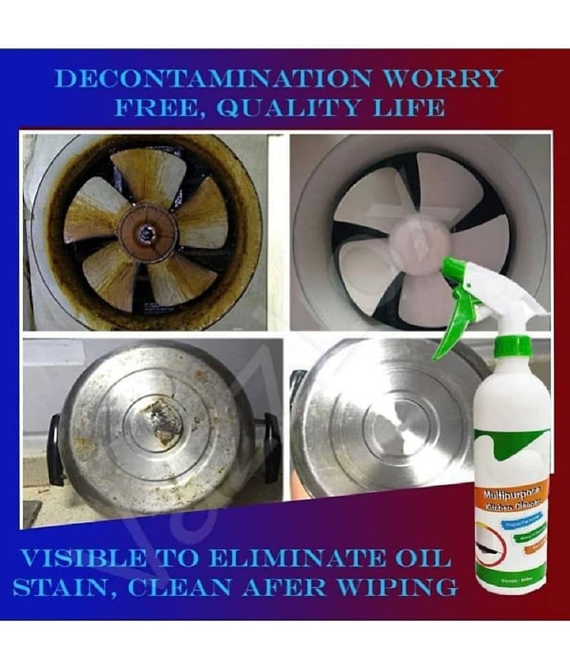 DHSMART Cleaner Spray Oil & Grease Stain Remover Spray Kitchen & Chimney Cleaner Spray Non-Flammable 450 mL view 5