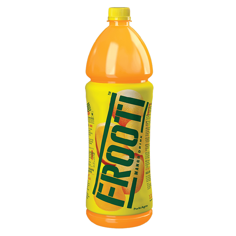 Frooti Drink - Fresh 'N' Juicy Mango, 1.2 L Bottle view 2