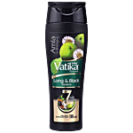 Dabur Vatika Amla Long & Black Shampoo, For Shiny, Long & Black Hair, 180Ml