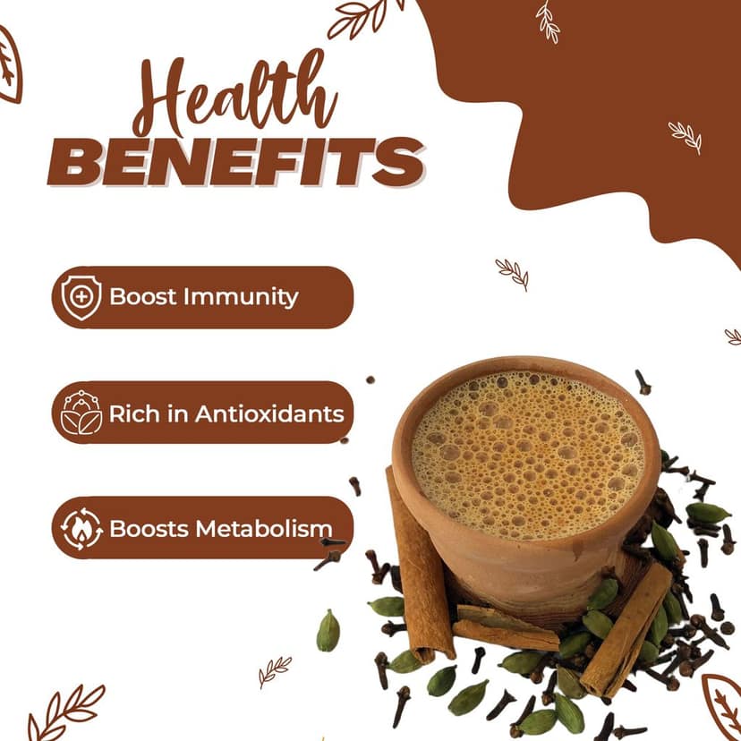 Golden Tips Masala Chai, Classic Indian Spiced Tea with Natural Black Tea, Ginger, Cardamom, Cloves & Cinnamon, Rich, Bold & Aromatic (200 Gram, 100 cups) Visit the Golden Tips Store view 4