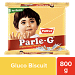 Parle Gluco Biscuits - Parle-G, 800 G Pouch