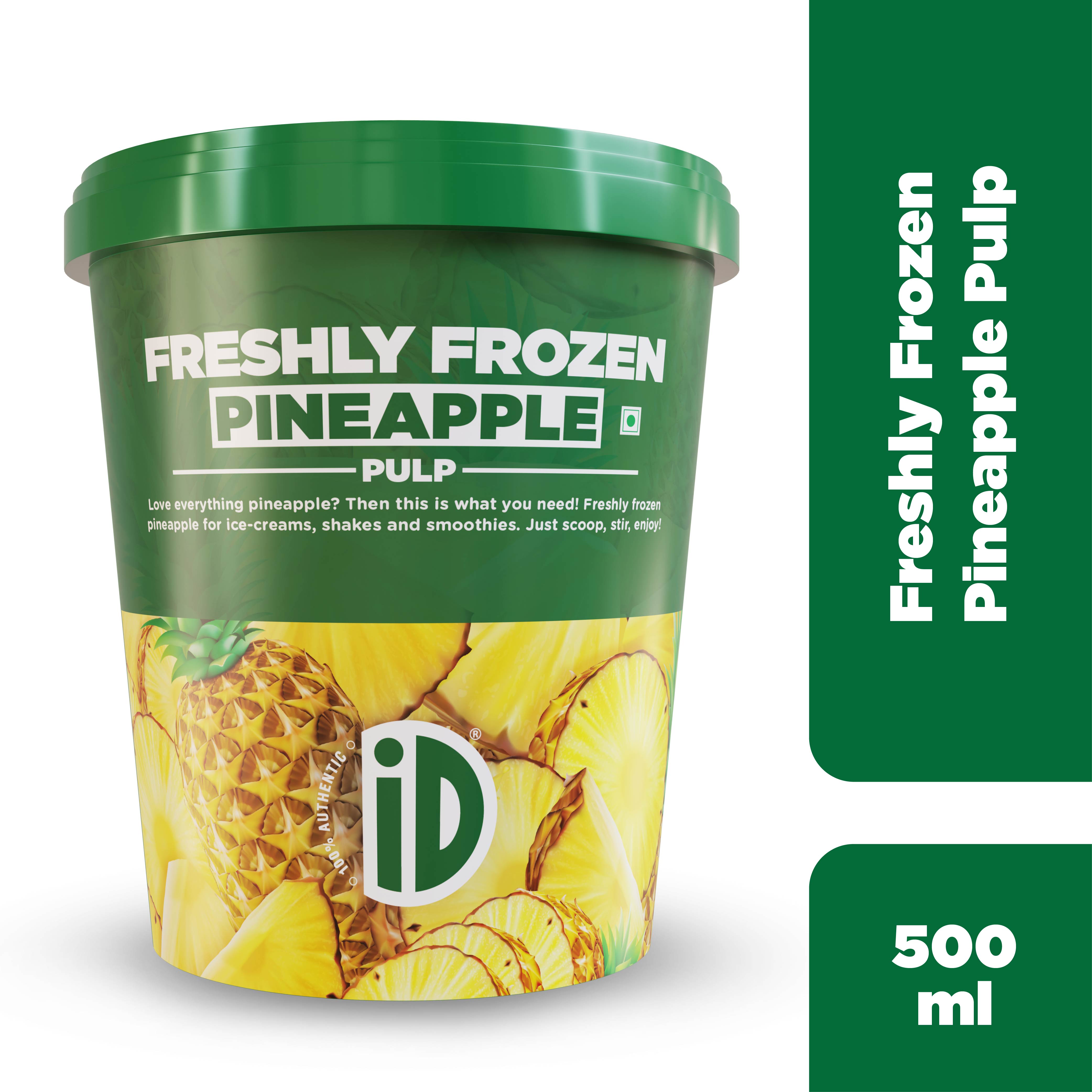 iD Freshly Frozen Pineapple Pulp