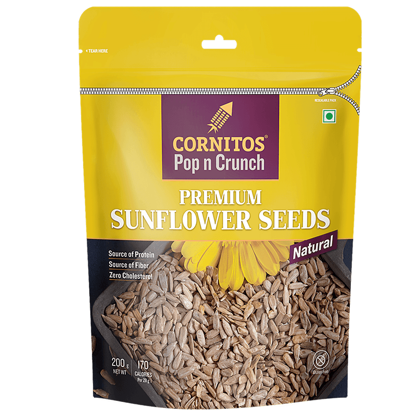 Cornitos Sunflower Seeds - Raw, 200 G view 2