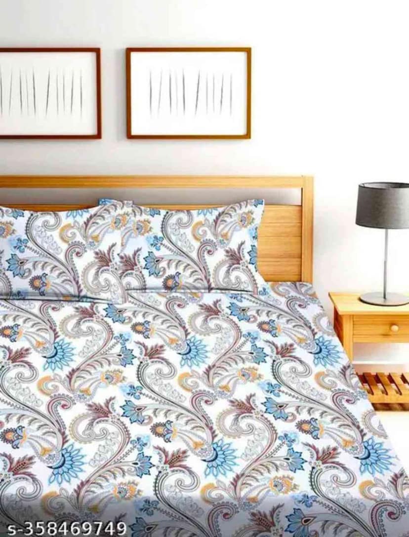 Homdazal Microfibre Abstract Queen Size Multi Color - Multi, Size - Queen