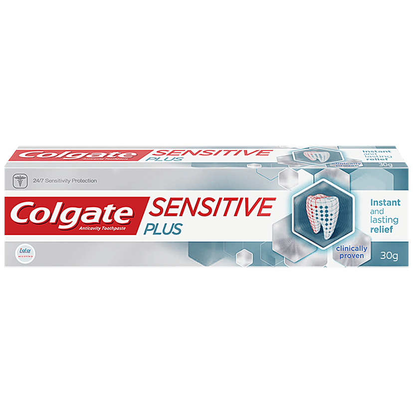 Colgate Sensitive Plus Toothpaste, 30 G(Savers Retail)
