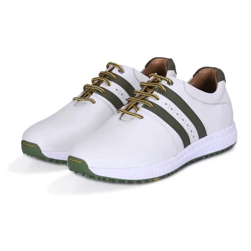 HITCARO Men's Proffessional Leather Golf Shoes | Lace-Up | Waterproof | Comfortable | Breathable