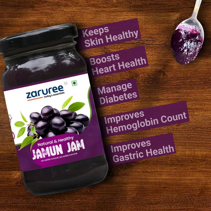 Natural & Healthy Sugar Free Jamun Jam 250g view 4