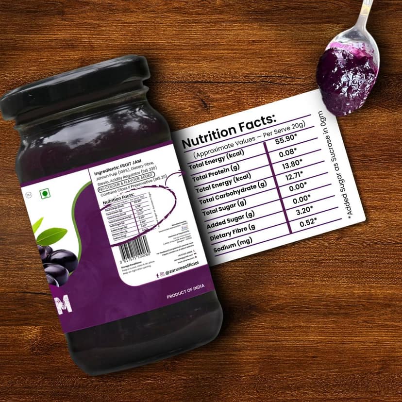 Natural & Healthy Sugar Free Jamun Jam 250g view 5