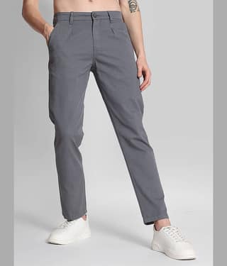 Bene Kleed Slim Men's Chinos - Grey ( Pack of 1 )