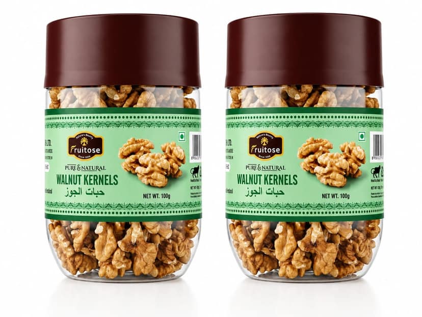 Premium Walnut Kernels (Akhrot Giri) | 100% Natural | 100gx2