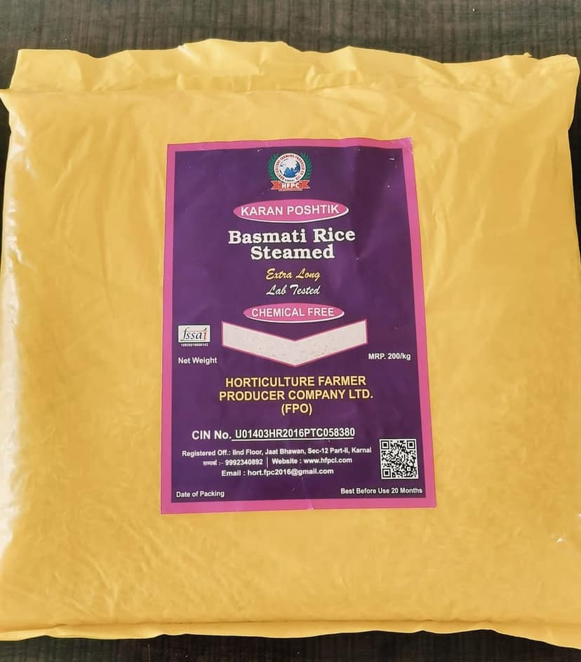 Karan Poshik Basmati Rice, Extra Long, Lab Tested, Chemical Free view 2