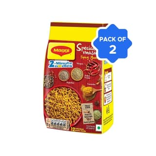 Maggi Special Masala Spicy Instant Noodles - Pack of 12 - Pack of 2