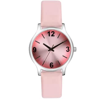 Loretta MT-352 Pink Leather Belt Slim Dial Women & Girls Watch