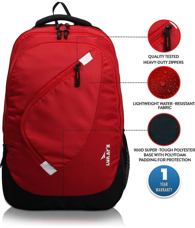 Lunar's 35 Ltrs Blue Backpack view 2