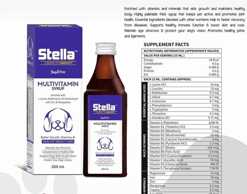 Multivitamin Syrup for Dog view 3