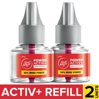 Good Knight Power Active + Cartridge Refill - 45Ml (Pack Of 2)
