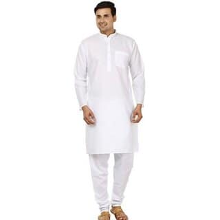 Pure cotton White Kurta Pyjama set