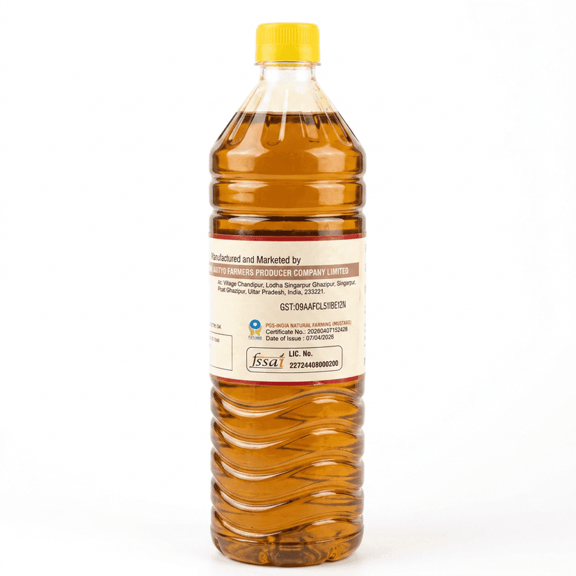 Cold Pressed Mustard Oil 1 Litre view 3