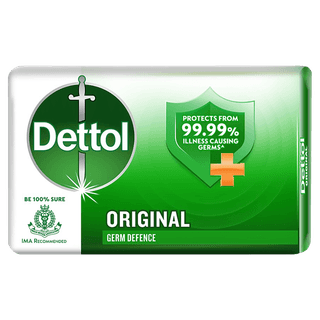 Dettol Bathing Soap Bar - Original, 99.99% Germ Protection, Dermatologically Tested, 125 G