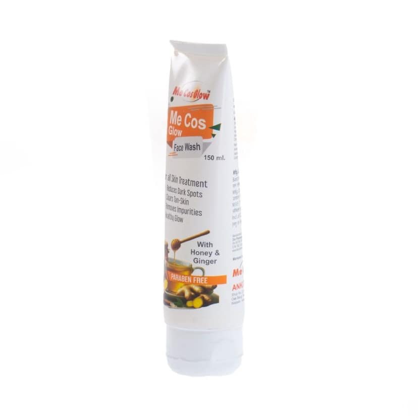Me Cos Glow Honey Ginger Face Wash - Gentle Cleansing, Natural Glow, Antioxidant-Rich Formula for All Skin Types - 150ml view 4