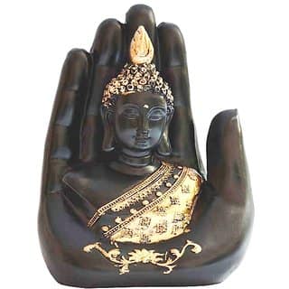 Buddha In Palm Design view 2