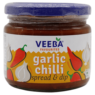 Veeba Dip - Garlic Chilli Spread, 335 G Pet Jar