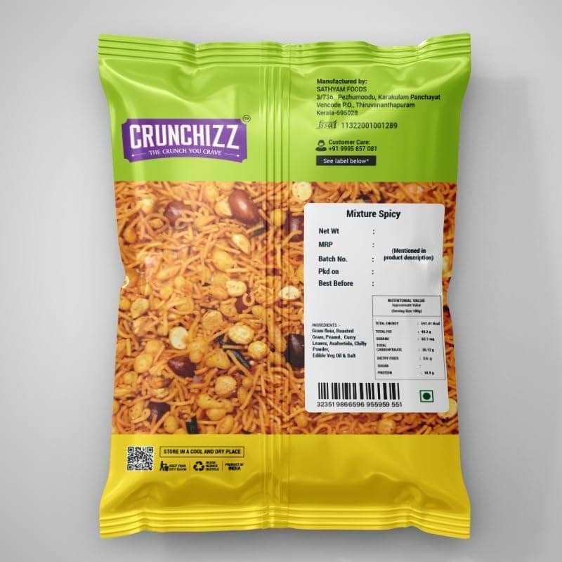 CRUNCHIZZ - MIXTURE/NAMKEEN I Authentic & Traditional Kerala Preparation I No Additives or Preservatives I Pack of One I view 6