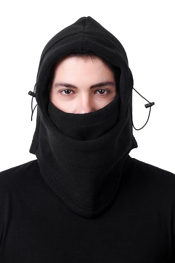Full Face Helmet Mask Face Mask for Bikers in Riding, Balaclava Full Face Mask Balaclava for Men Black Mask for Bike Riding and Cycling view 4