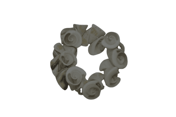 Seashell-Inspired Sculptural Bracelet view 3