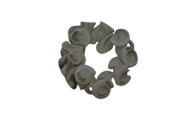 Seashell-Inspired Sculptural Bracelet view 7