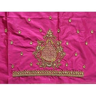 OMSAIFAB Cotton Silk Self Design Blouse Material view 2