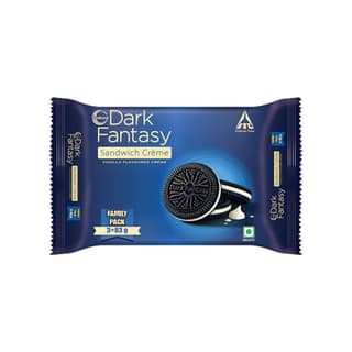 Sunfeast Dark Fantasy Vanilla Sandwich Cream Biscuits 3 x 83 g