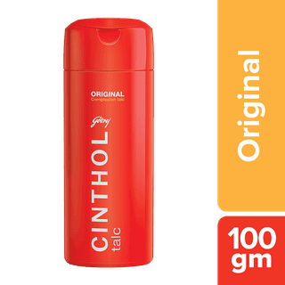 Cinthol Original Talc - Antiperspirant, Germ Protection, Lasting Fragrance, 100 G