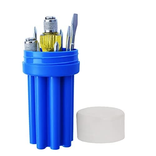 Themisto TH-T08 8 IN 1 Combination Screwdriver Set | 3 Flat Blades, 3 Phillips Head, 1 Round Poker Bar, Extension Rod | Multi-purpose Tool Set Screwdriver Set view 2