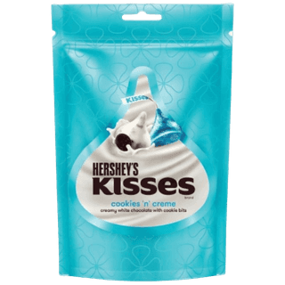 Hersheys Kisses Cookies 'N' Creme White Chocolate, 33.6 G