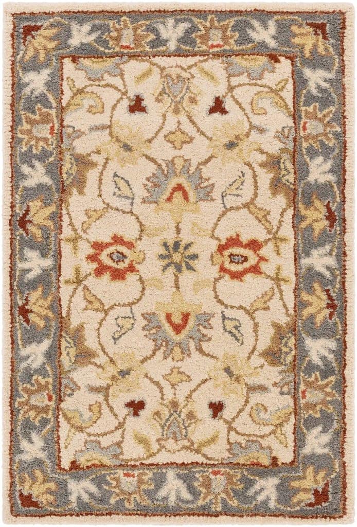 Hand Tufted Caesar Yellow Wool Rug view 2