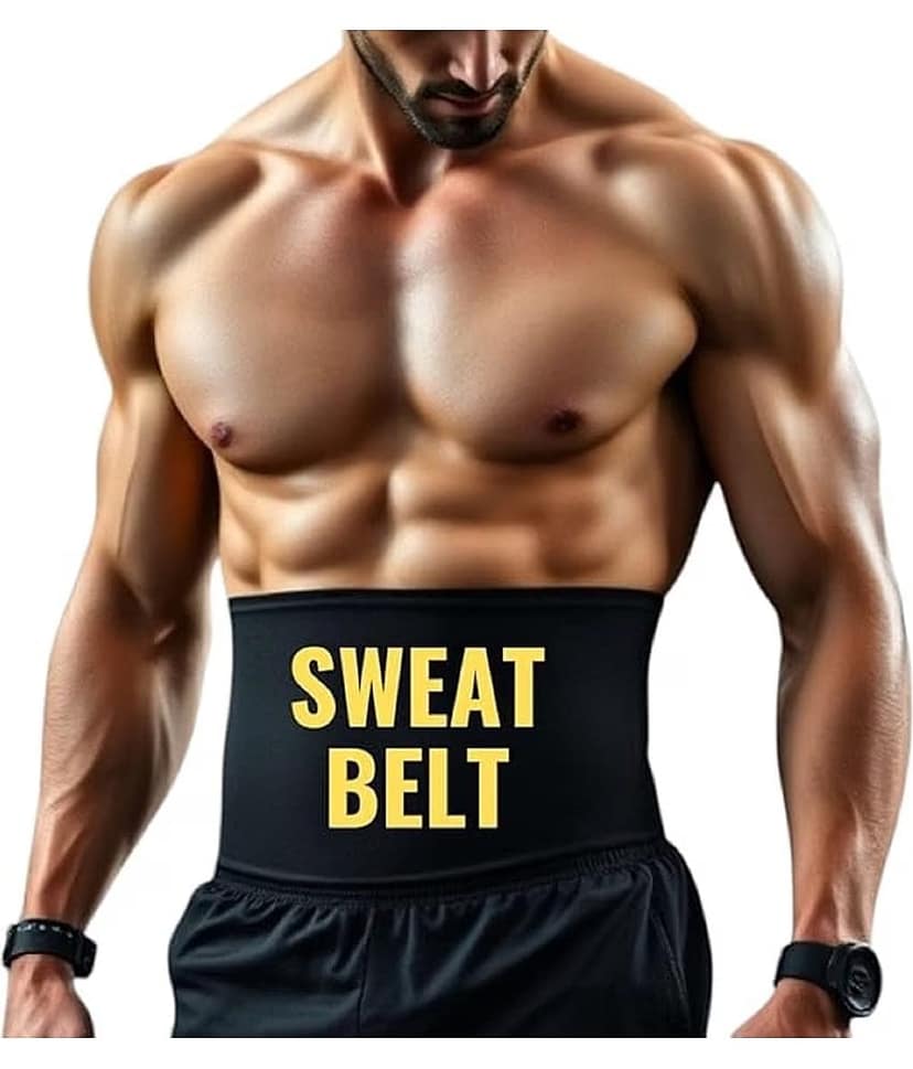 GLOWSERIE Compression Waist Belt for Slimming, Toning & Workout