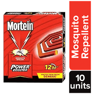 Mortein Power Booster Mosquito Repellent Coil, Pleasant Fragrance, 10 Pcs Carton