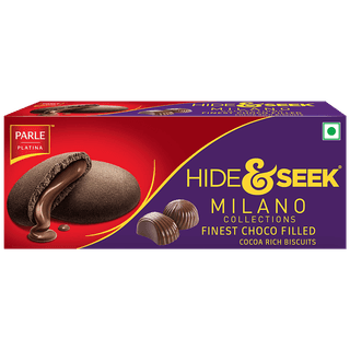 Parle Platina Hide & Seek Milano - Choco Filled Cocoa Rich Biscuits, 75 G